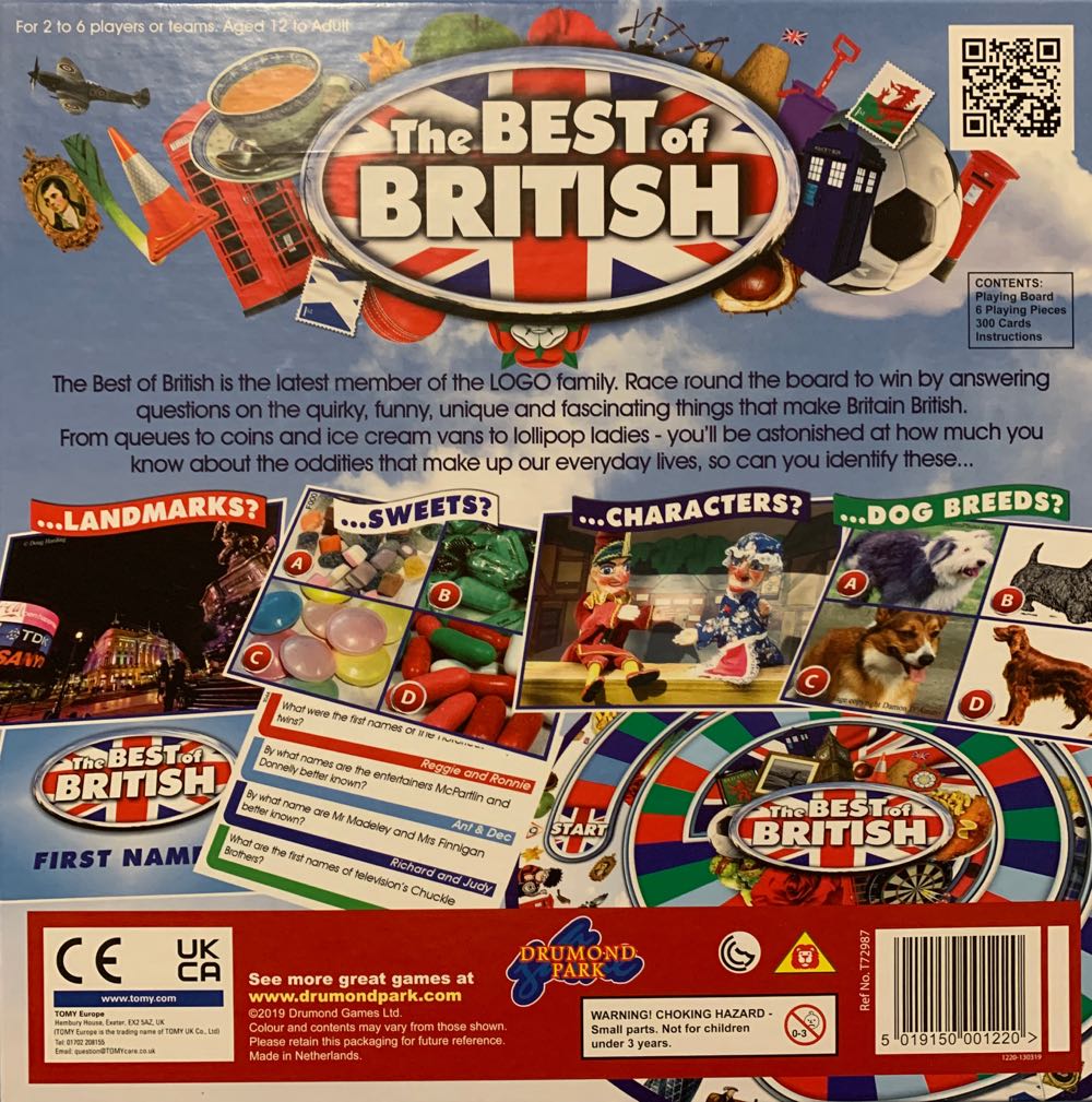 Logo Game: Best Of British  (1-6) board game collectible [Barcode 5019150001220] - Main Image 2