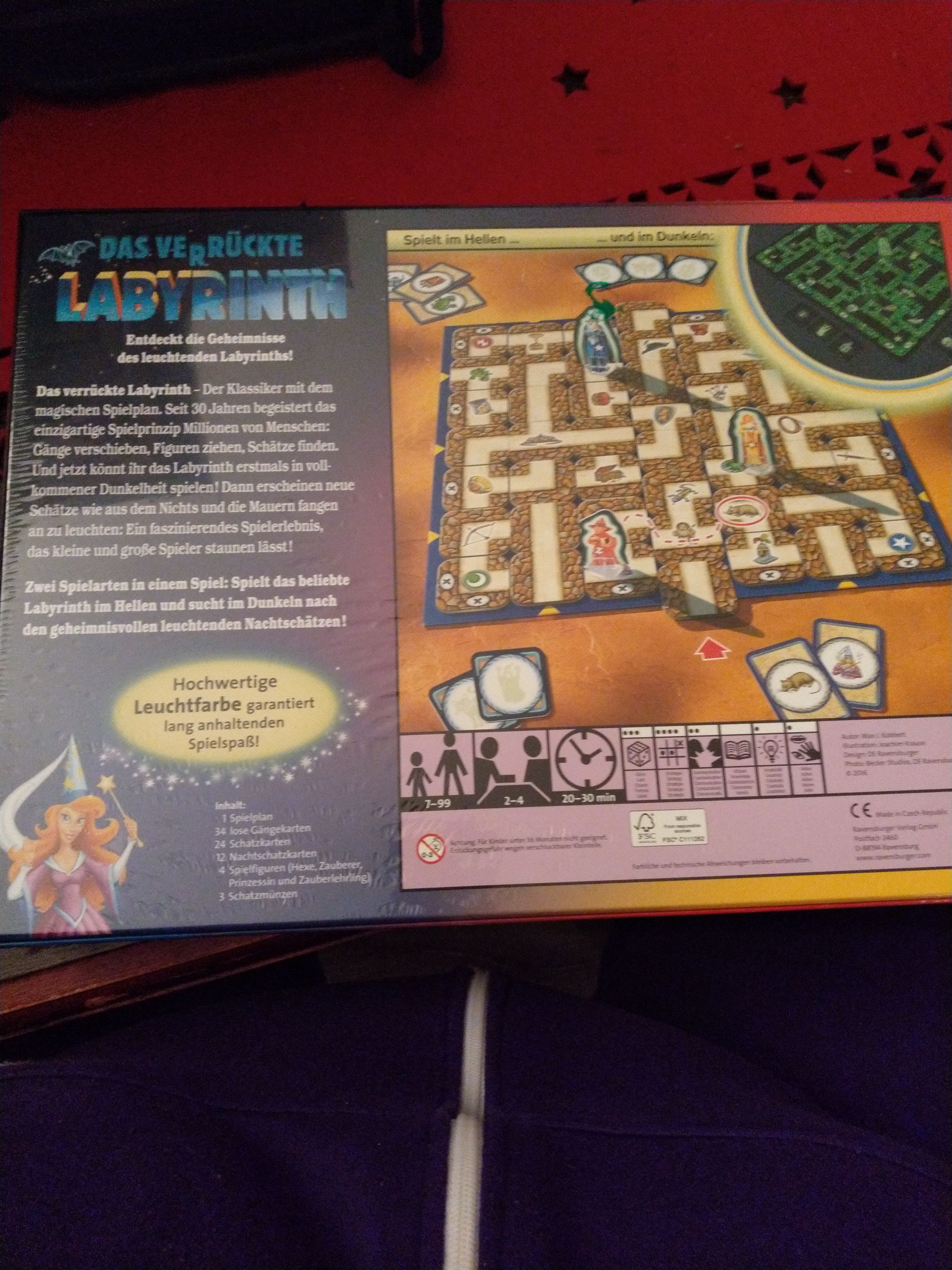 Das verrückte Labyrinth - Leuchtend  (2-4) board game collectible [Barcode 4005556266876] - Main Image 2