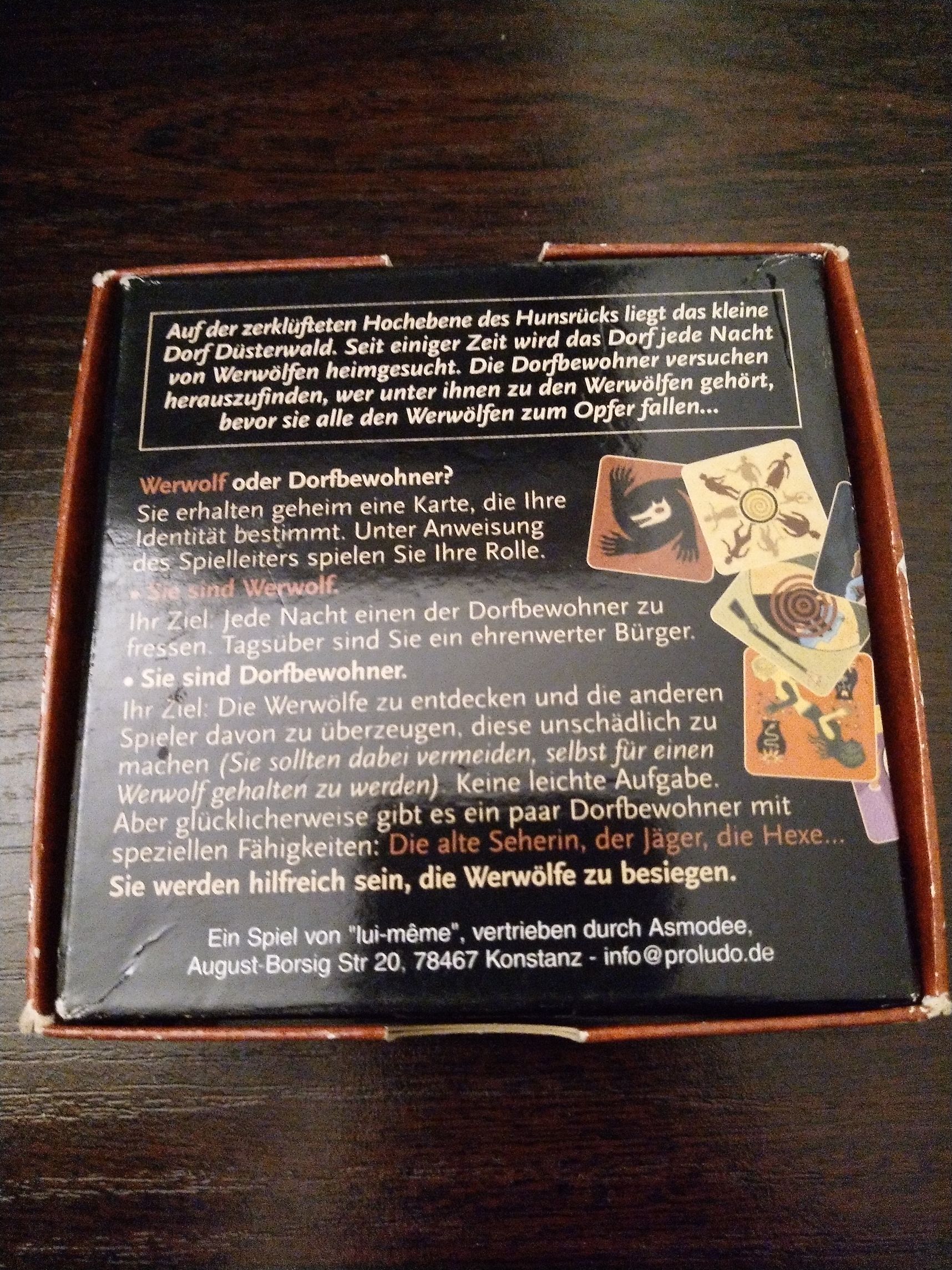 Die Werwölfe von Düsterwald  (8-18) board game collectible [Barcode 3558380003908] - Main Image 2