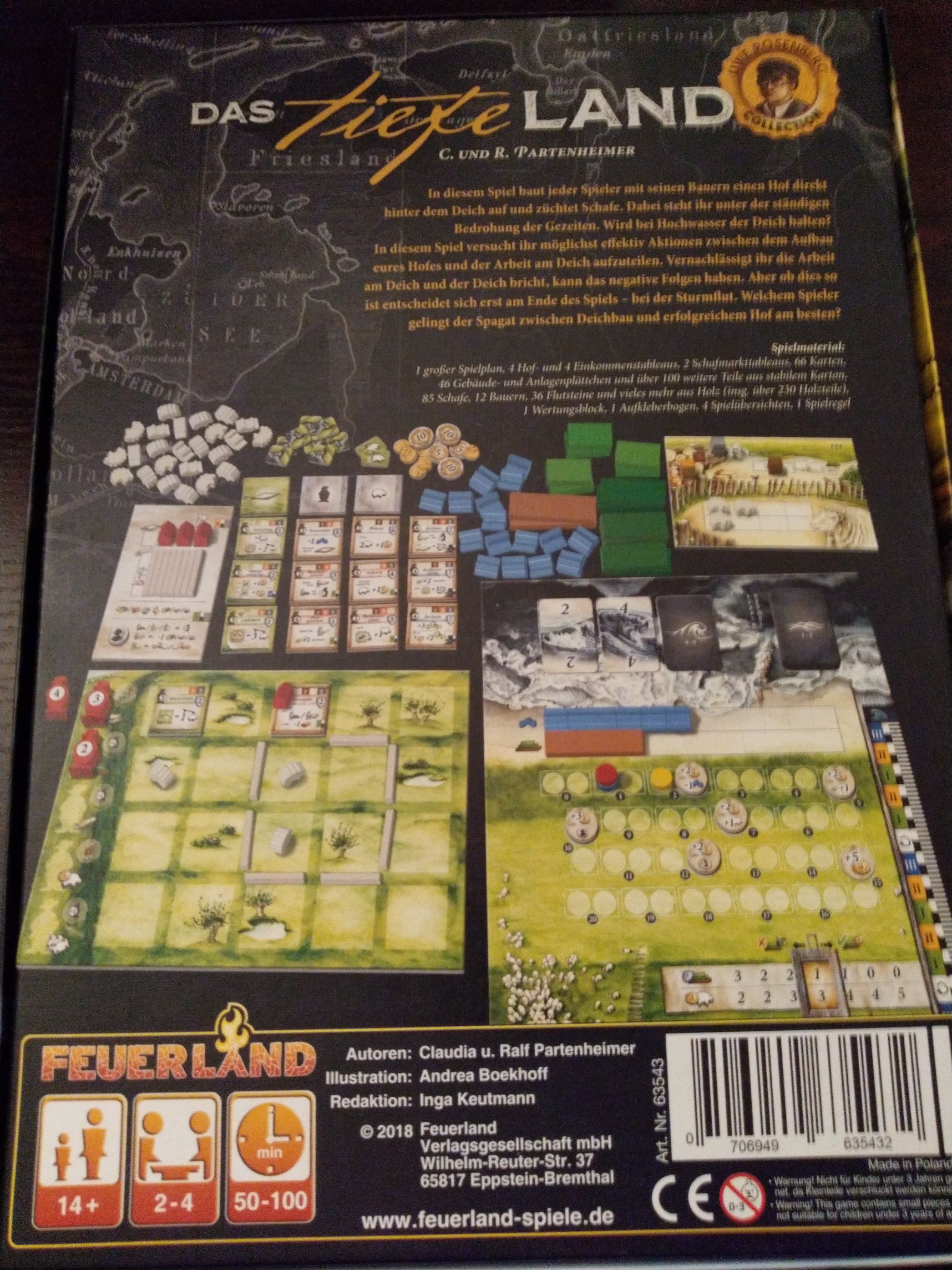 Das tiefe Land  board game collectible [Barcode 706949635432] - Main Image 2