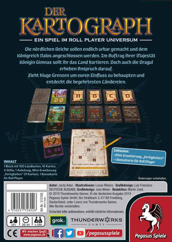 Der Kartograph  (100) board game collectible [Barcode 4250231726026] - Main Image 3