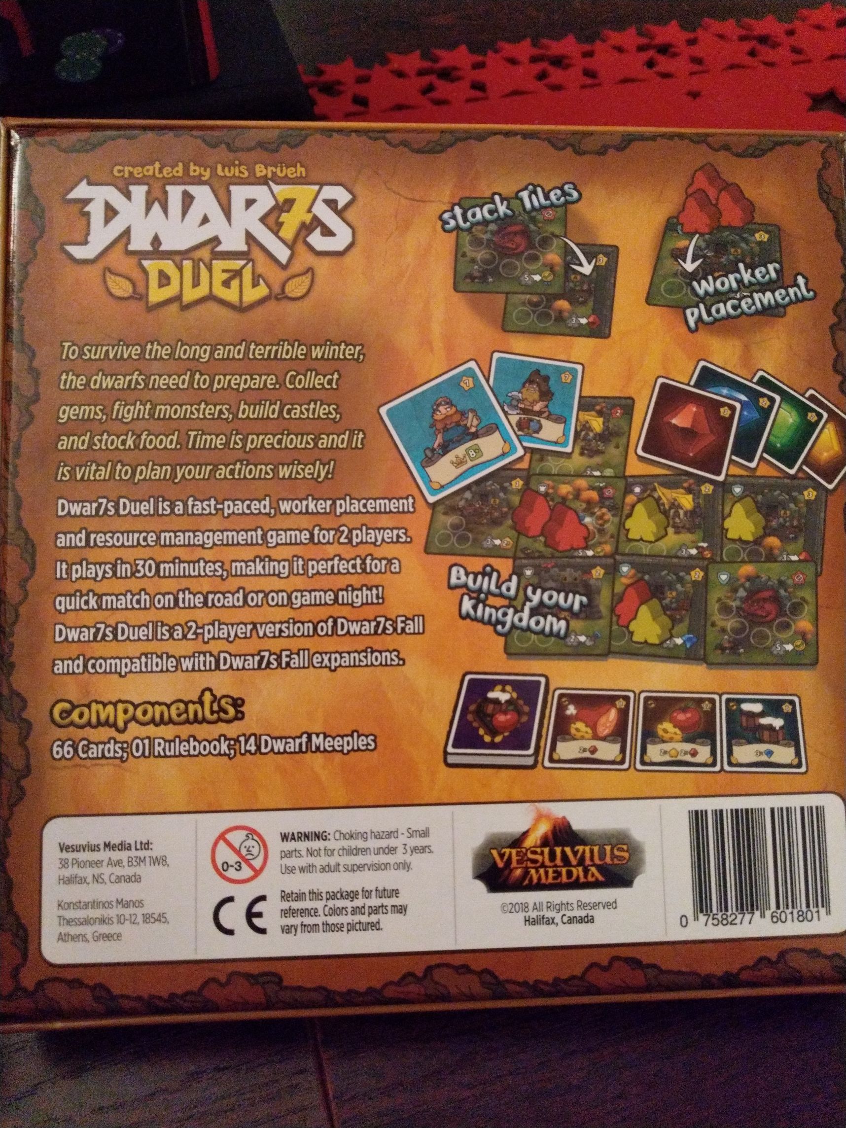Dwar7s Duel  (2) board game collectible [Barcode 758277601801] - Main Image 2