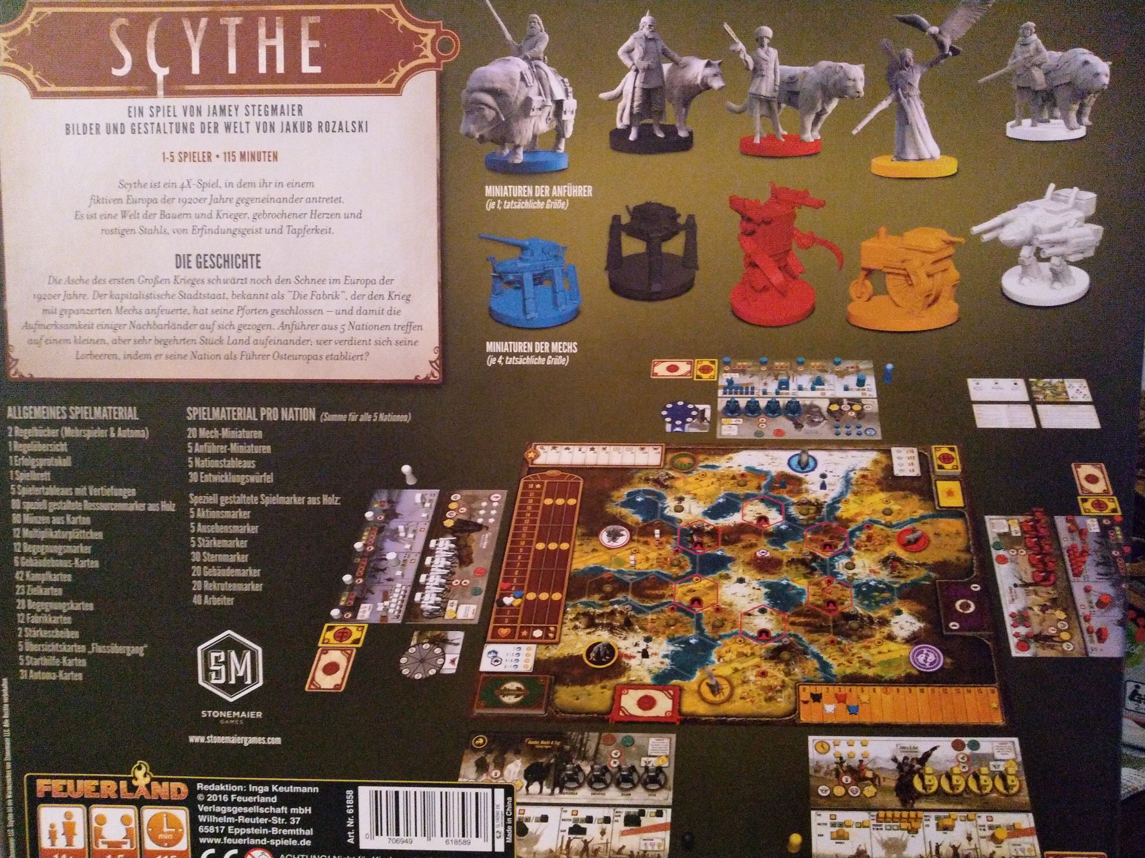 Scythe  (1-5 (7)) board game collectible [Barcode 706949618589] - Main Image 2