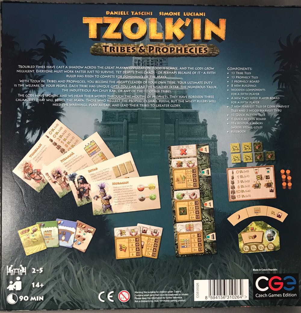 Tzolk’in: Tribes and Prophecies  (2-5) board game collectible [Barcode 8594156310264] - Main Image 2