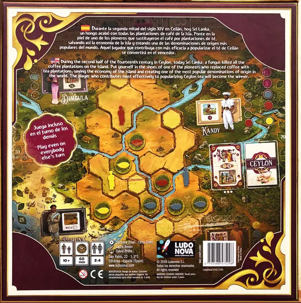 Ceylon  (2-4) board game collectible [Barcode 793588576318] - Main Image 2