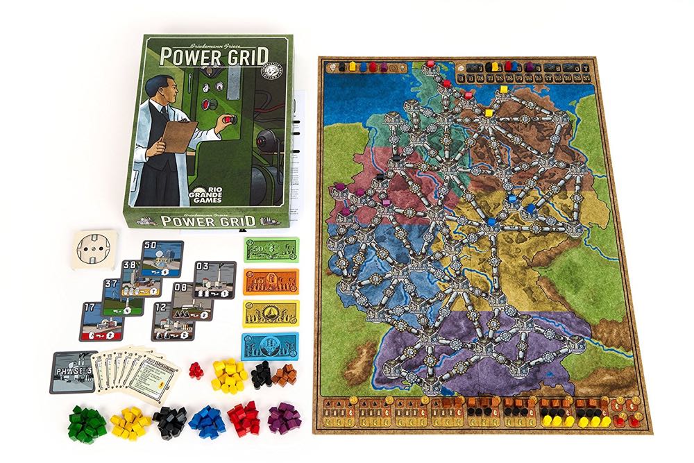 Power Grid (Recharged Version)  (2-6) board game collectible [Barcode 655132005593] - Main Image 3