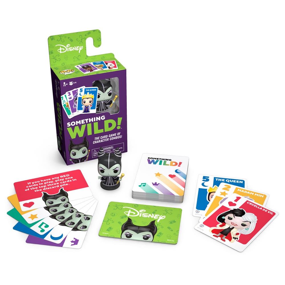 SOMETHING WILD!® Card Game DISNEY VILLAINS Edition  (2 - 4) board game collectible [Barcode 889698493567] - Main Image 2