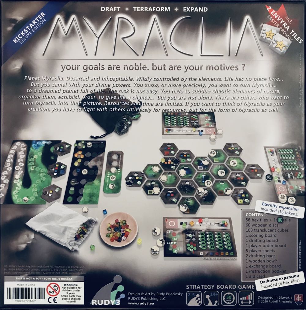 Myraclia: KS Deluxe Edition  (2-5) board game collectible - Main Image 2
