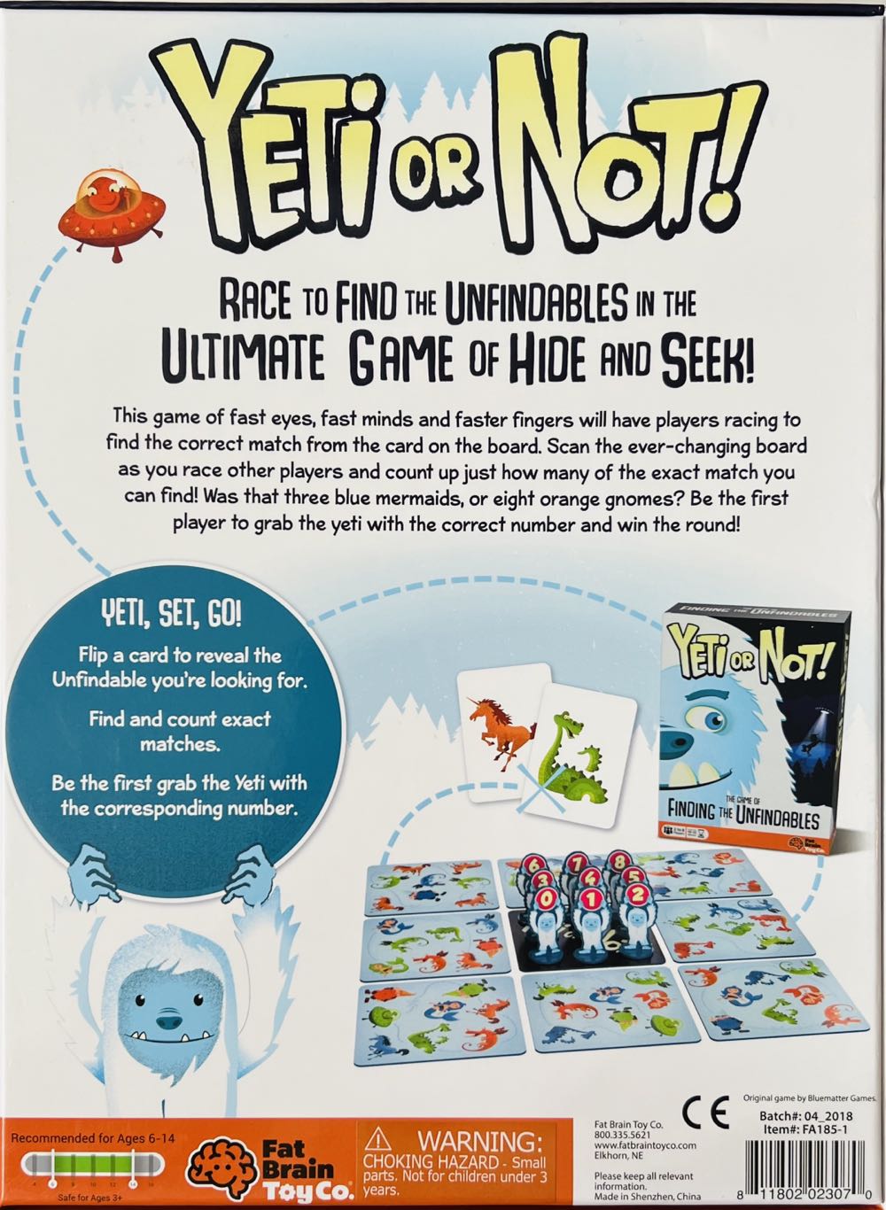 Yeti or Not!  (2-8) board game collectible [Barcode 811802023070] - Main Image 2