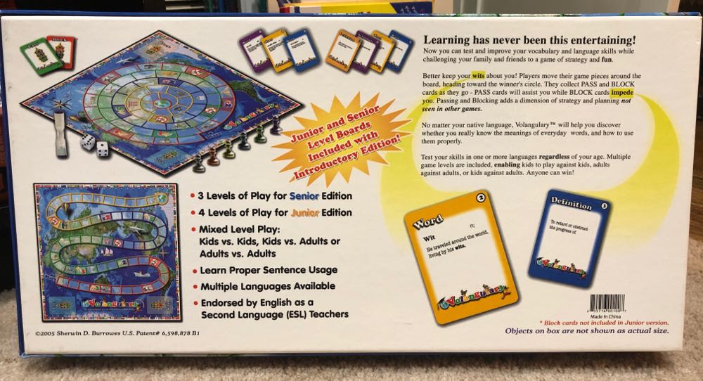 Volangulary  board game collectible [Barcode 855716001007] - Main Image 2