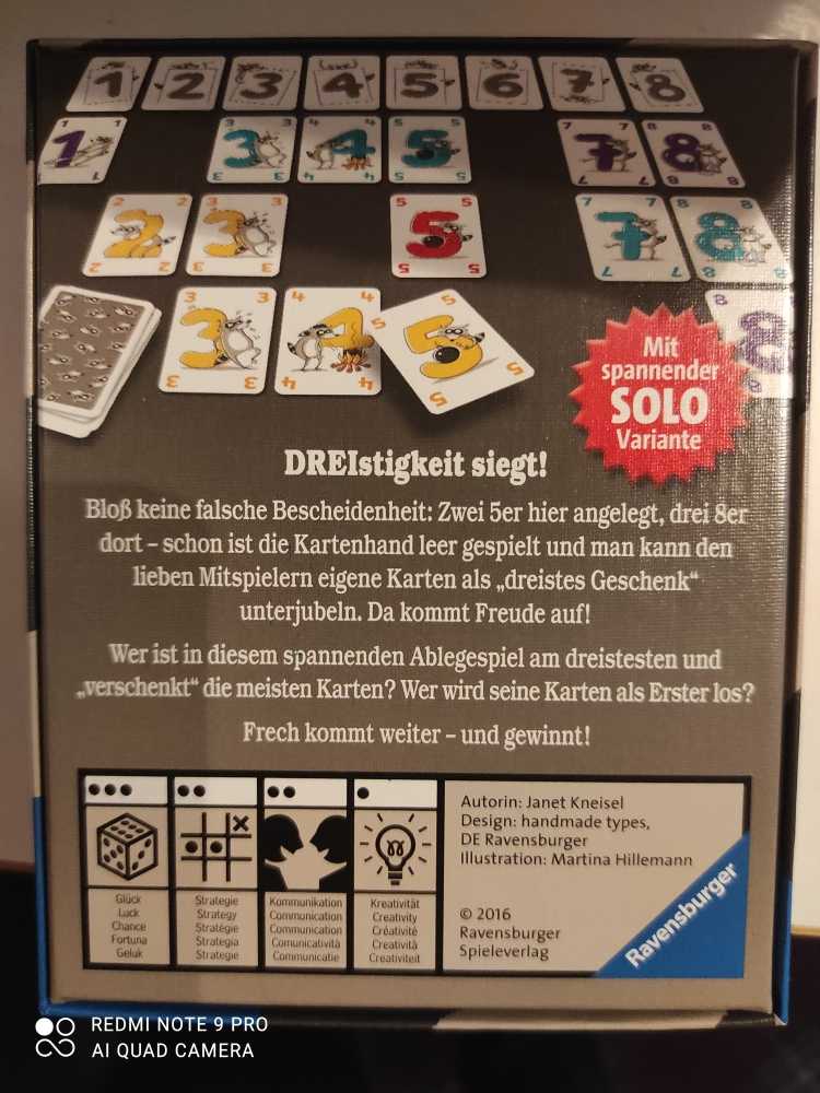DREIst!  (1-4) board game collectible [Barcode 4005556207657] - Main Image 2