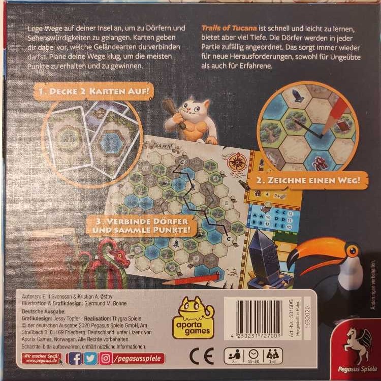 Trailer Of Tucana  (1-8) board game collectible [Barcode 4250231727009] - Main Image 2