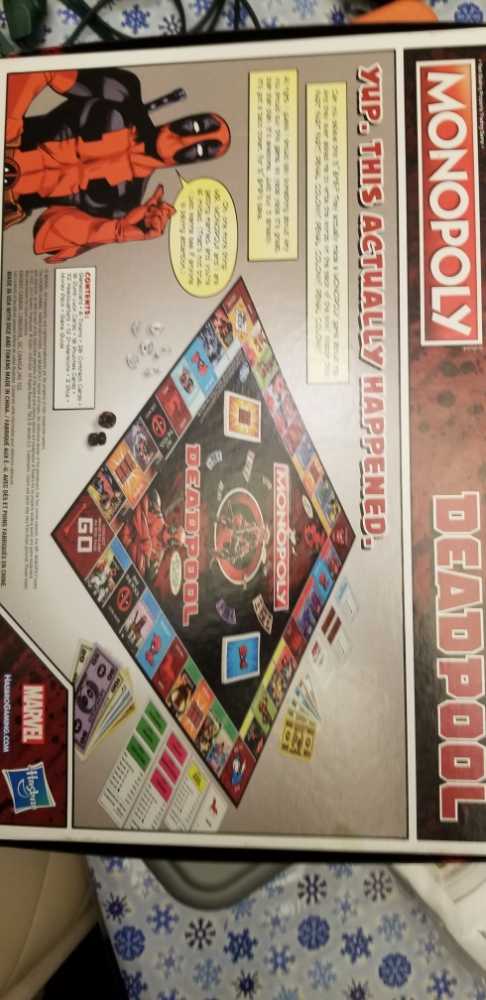 Monopoly - Deadpool  board game collectible - Main Image 2