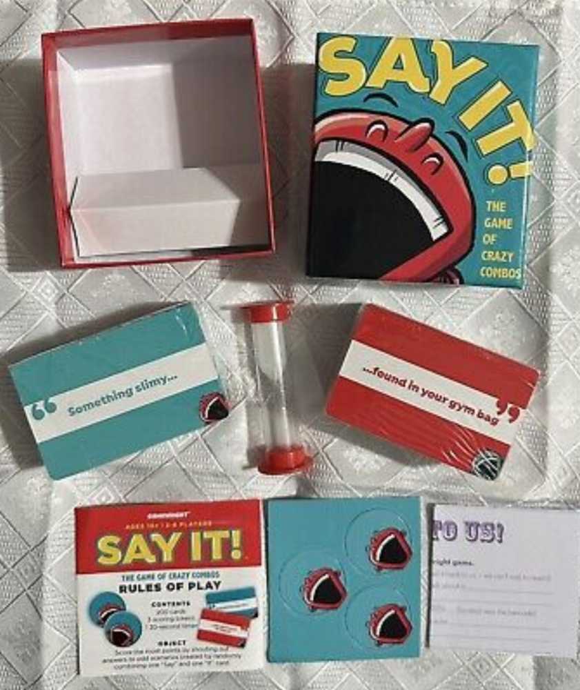 Say It!  (3-8) board game collectible [Barcode 759751011093] - Main Image 4