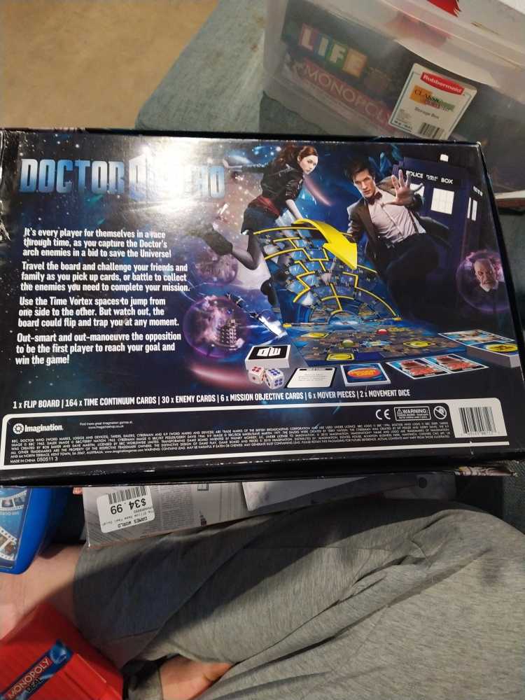 Doctor Who The Time Wars  (2-6) board game collectible [Barcode 669165007127] - Main Image 2