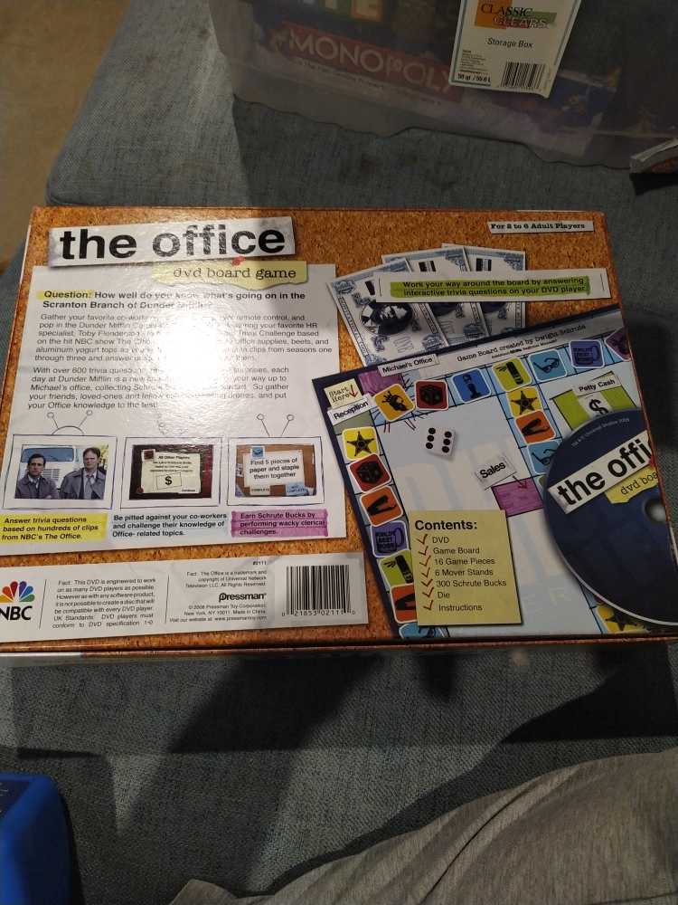 The Office DVD Board Game  (2-6) board game collectible [Barcode 021853021110] - Main Image 2