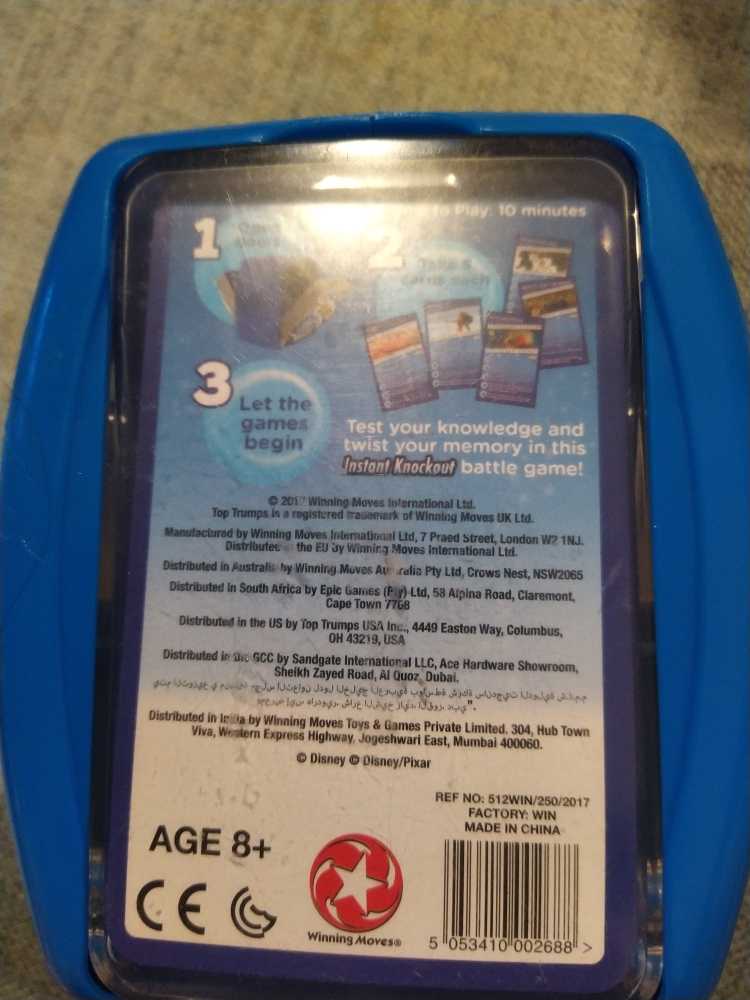 Disney  (2+) board game collectible [Barcode 5053410002688] - Main Image 2