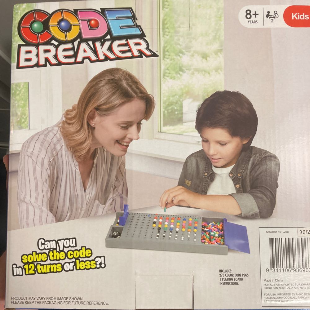 Code Breaker  board game collectible [Barcode 9341106936963] - Main Image 2