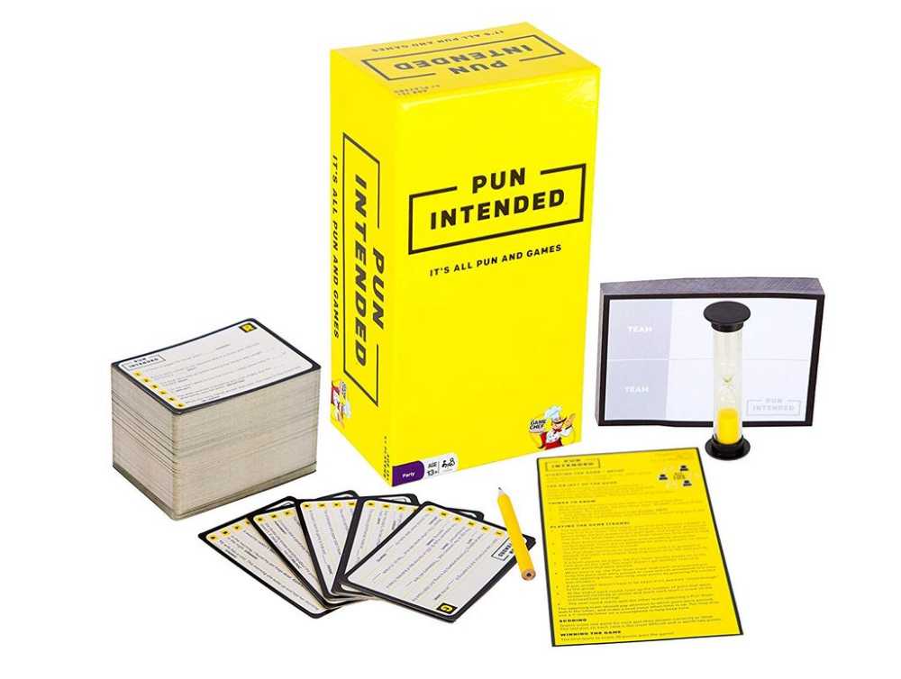 Pun Intended It’s All Pun And Games Perfect Game For Pun Lovers  (4-12) board game collectible [Barcode 742832066457] - Main Image 3