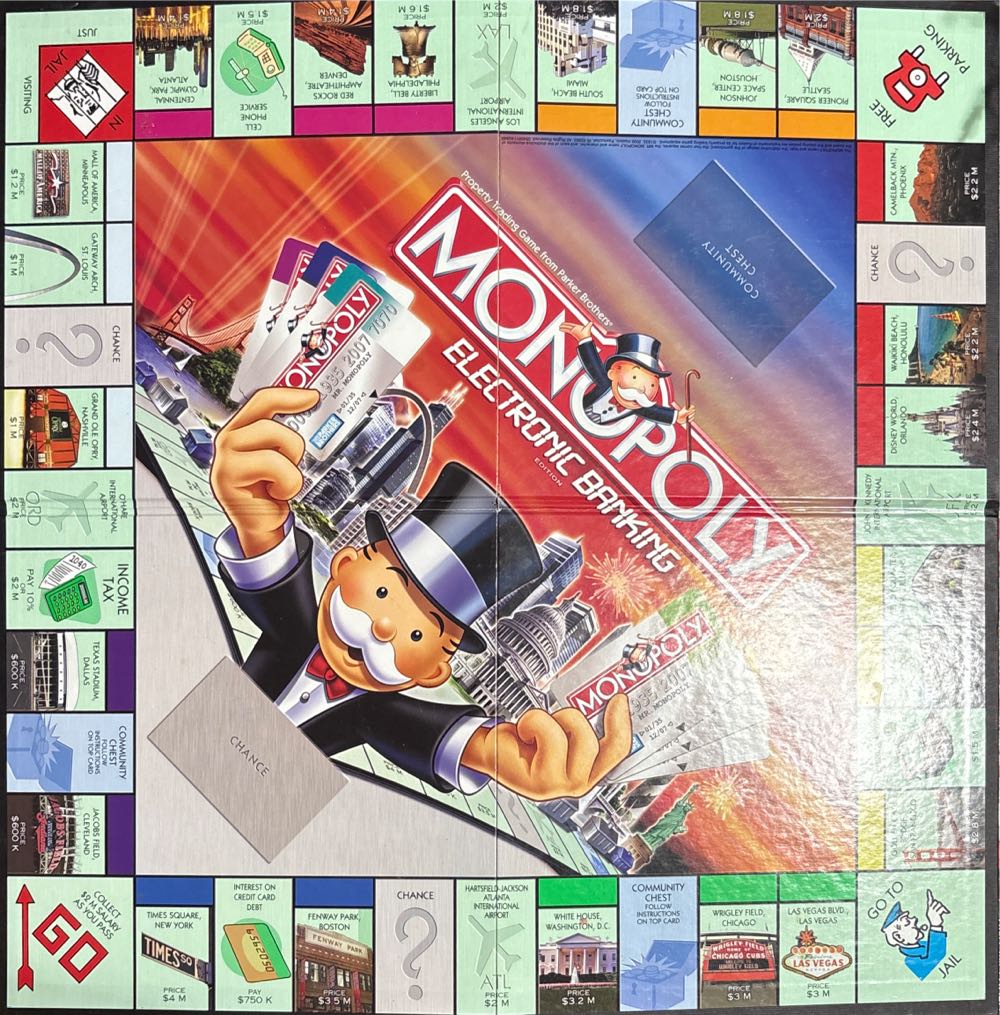 Monopoly: Electronic Banking Edition  (2-6) board game collectible [Barcode 653569251552] - Main Image 3