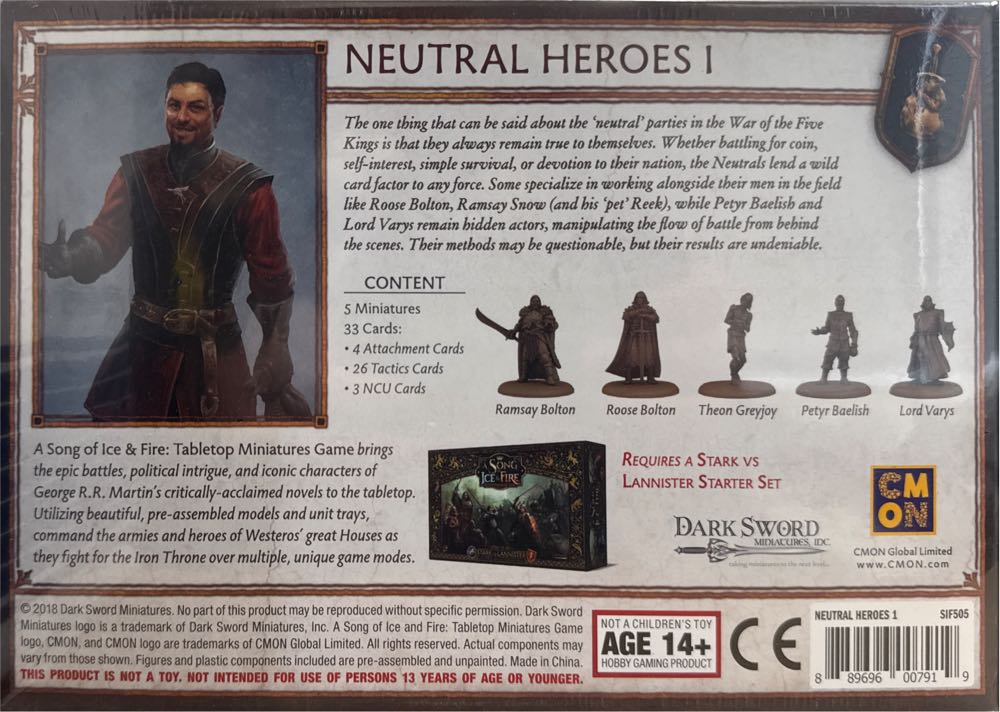 Neutral Heroes I  board game collectible [Barcode 889696007919] - Main Image 2