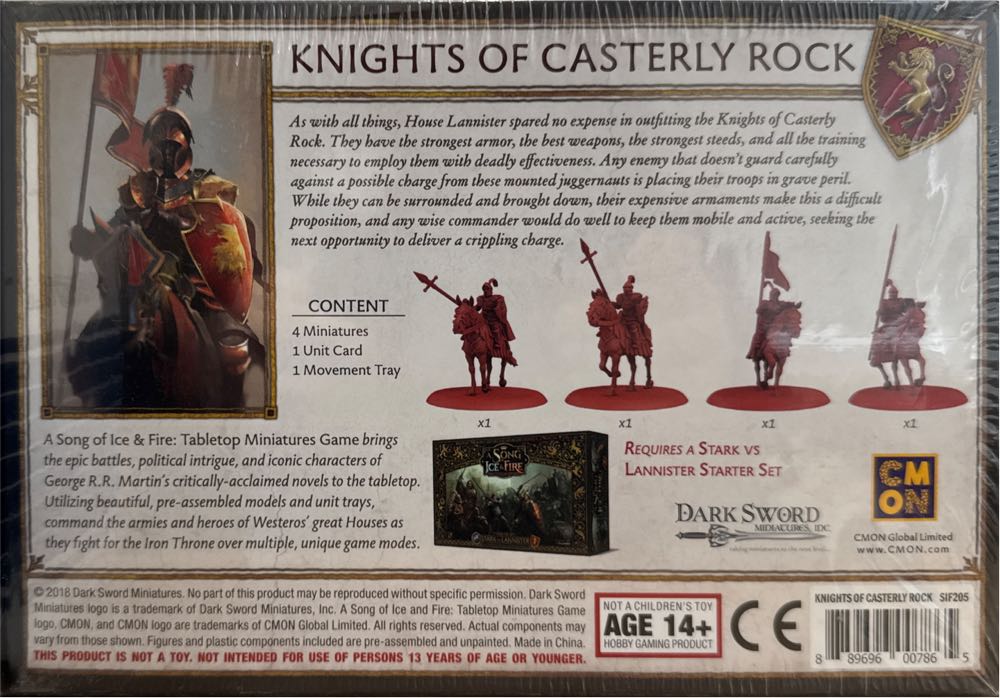 Knights of Casterly Rock  board game collectible [Barcode 889696007865] - Main Image 2