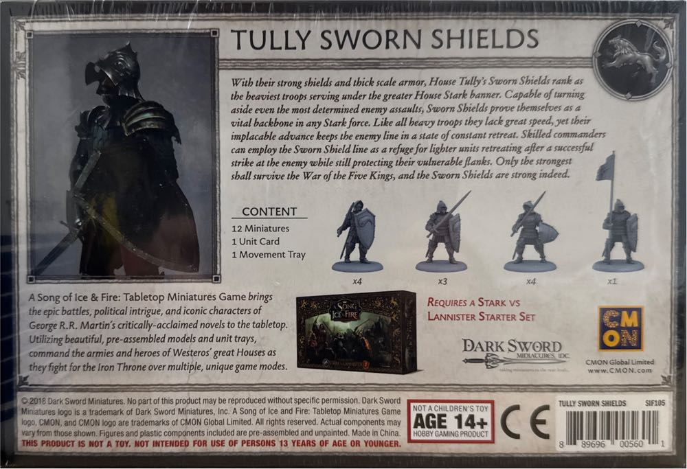 Tully Sworn Shields  board game collectible [Barcode 889696005601] - Main Image 2