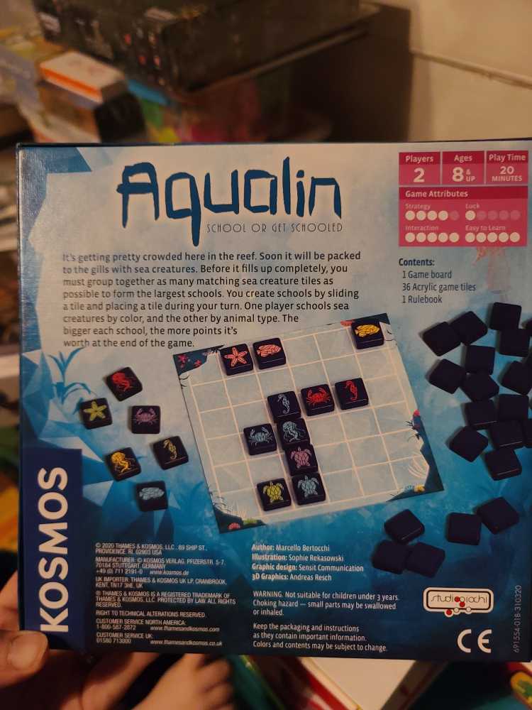 Aqualin  (2) board game collectible [Barcode 814743015272] - Main Image 2