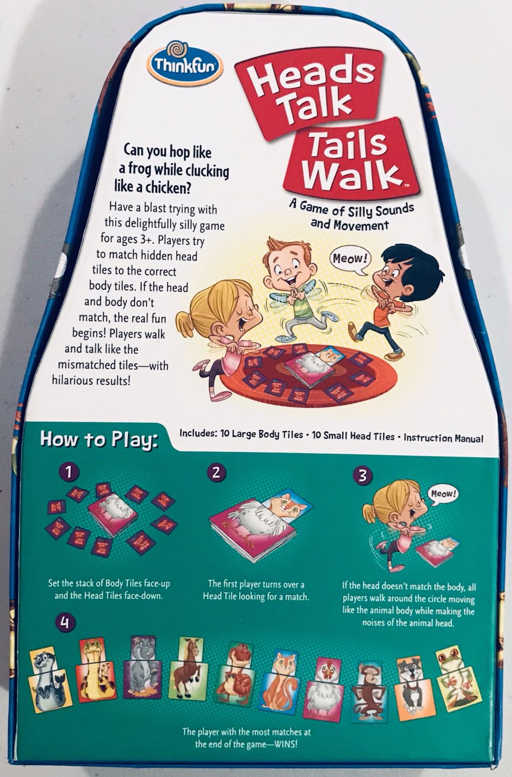 Heads Talk Tails Walk  (2-5) board game collectible [Barcode 019275018603] - Main Image 2