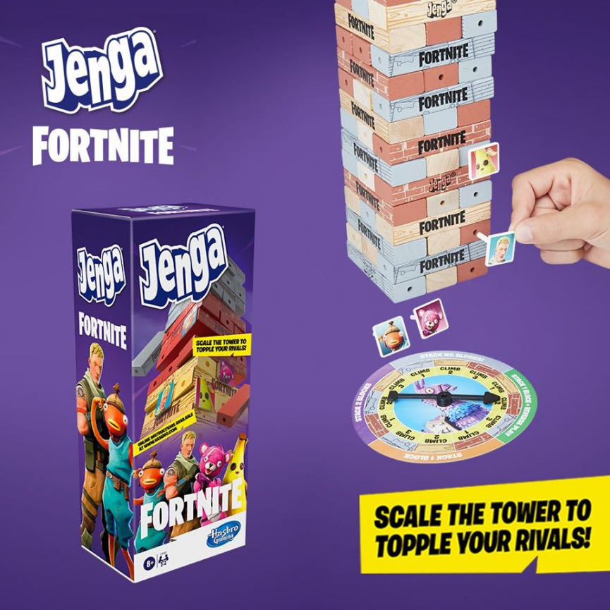 Fortnite Jenga  (2-4) board game collectible [Barcode 630509920815] - Main Image 2