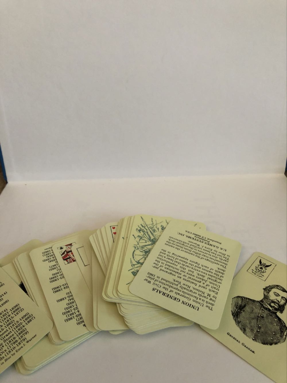 Union Generals Playing Cards  board game collectible - Main Image 3