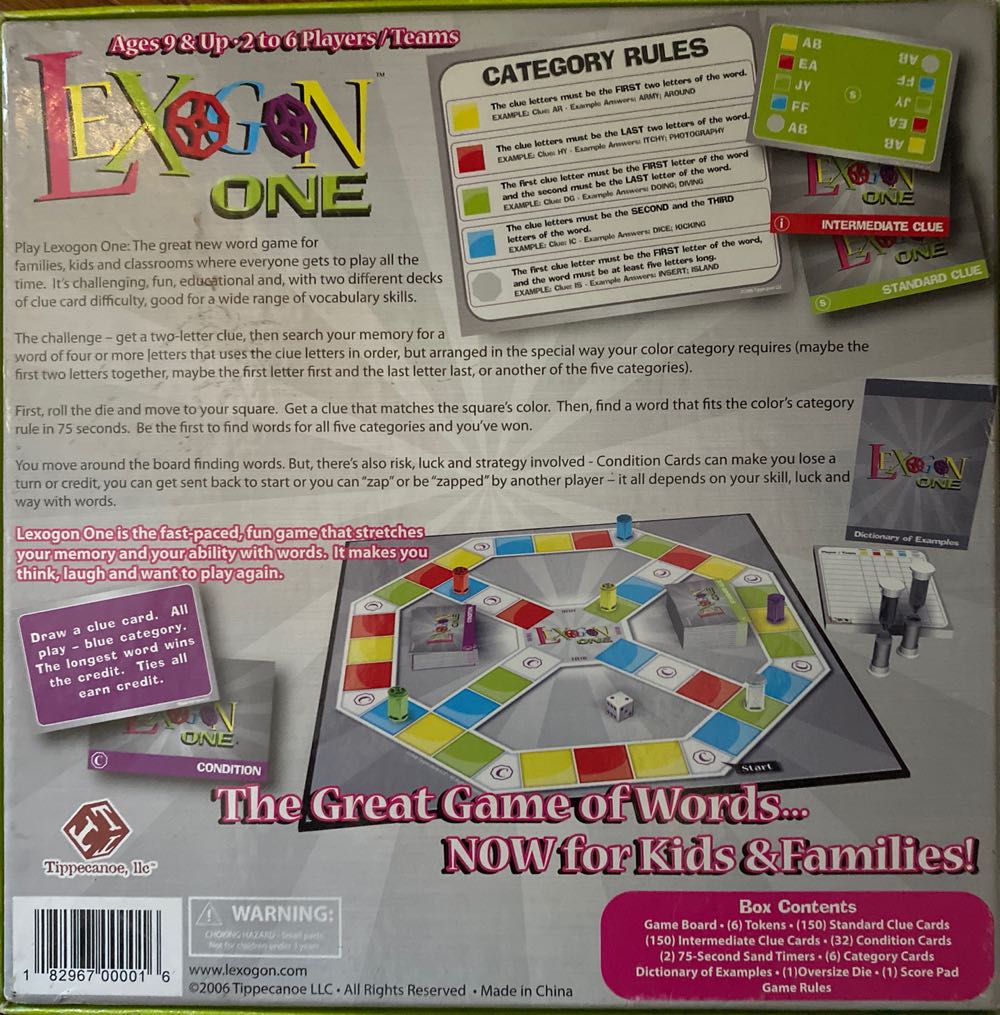 Lexogon One  (2-6) board game collectible [Barcode 182967000016] - Main Image 2