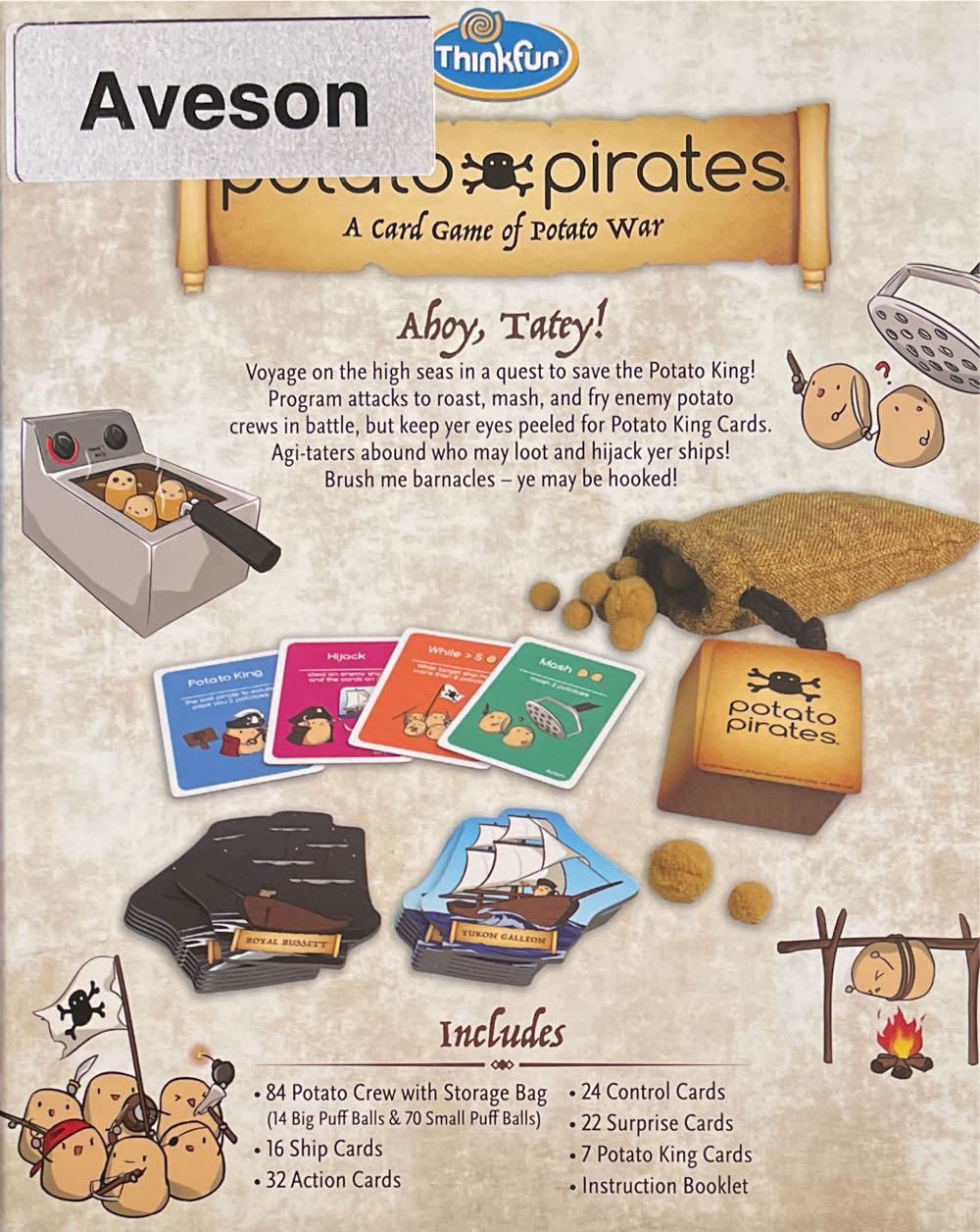 Potato Pirates  (3-6) board game collectible [Barcode 019275019303] - Main Image 2
