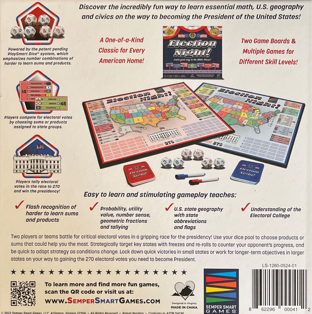 Election Night!  (2 Teams or) board game collectible [Barcode 862296000412] - Main Image 2