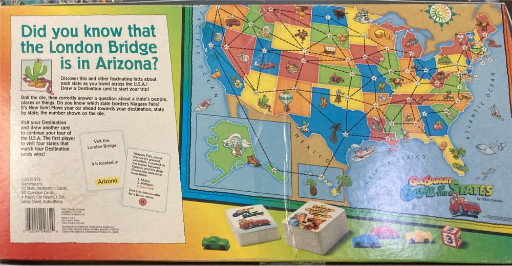 Game Of The States  (2-4) board game collectible [Barcode 032244046629] - Main Image 2