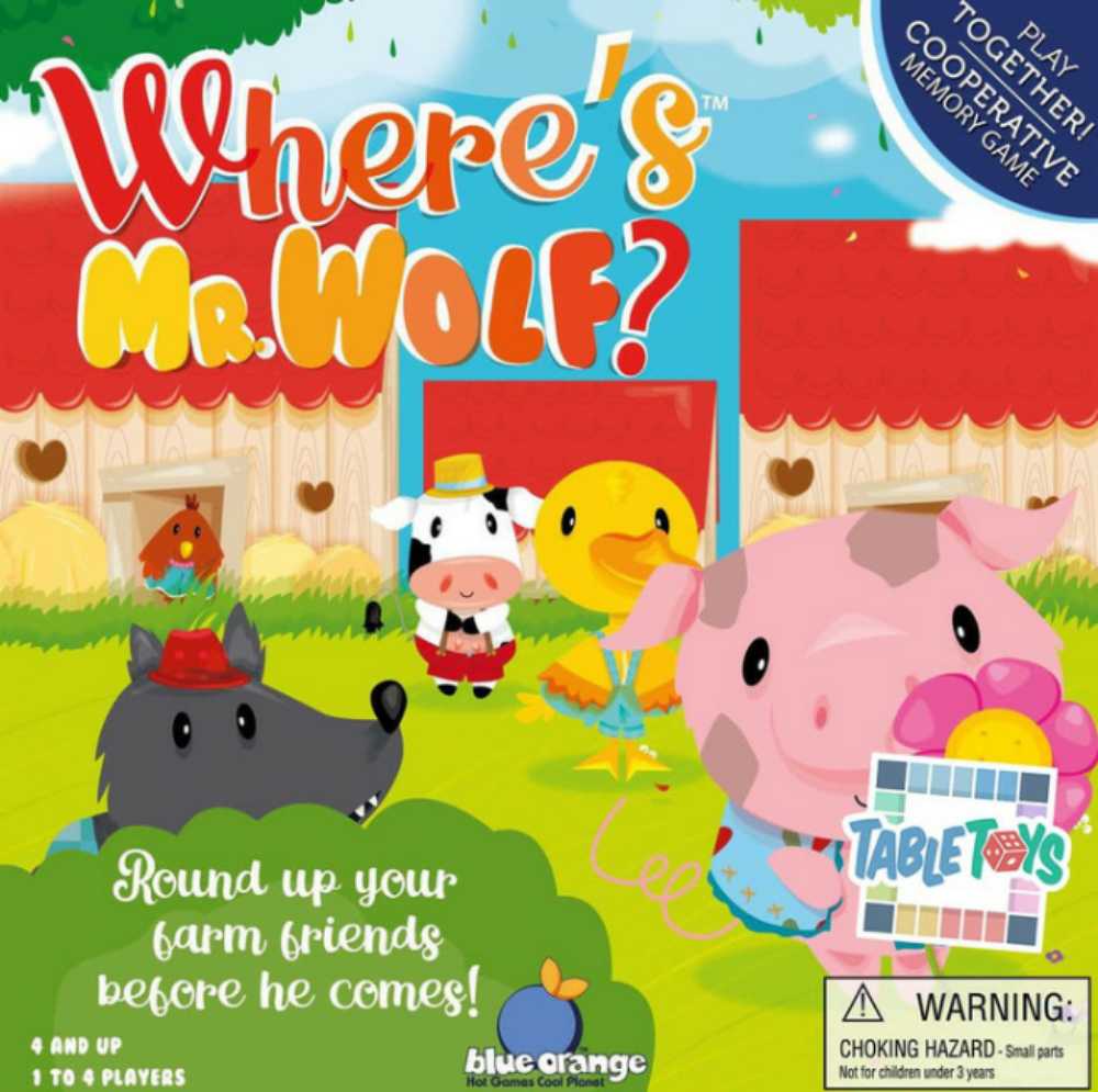 Where’s Mr. Wolf  (1-4) board game collectible [Barcode 803979061009] - Main Image 2