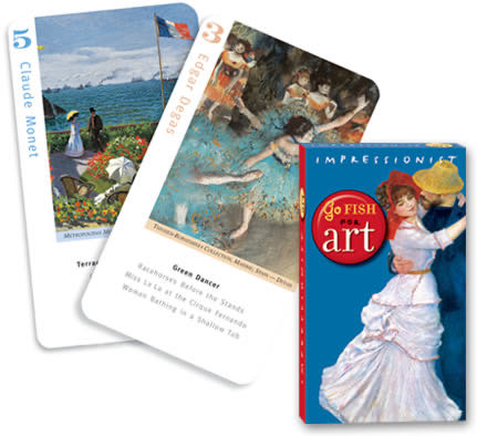 Impressionist Go Fish for Art - Learn About Great Art  board game collectible [Barcode 9781889613130] - Main Image 2