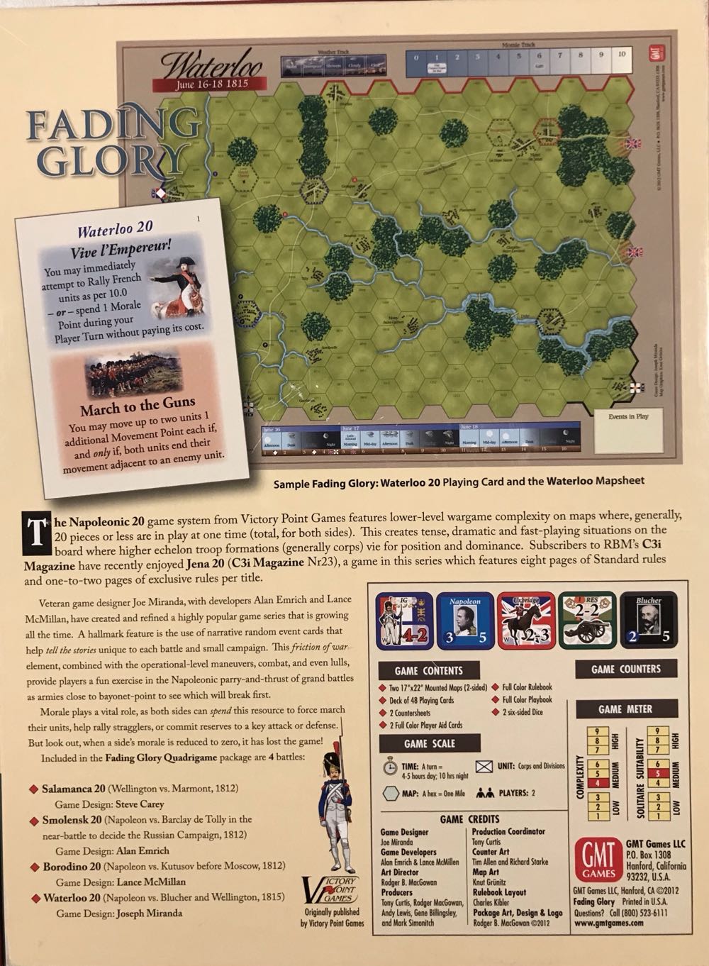 Fading Glory  (2) board game collectible [Barcode 817054010318] - Main Image 2