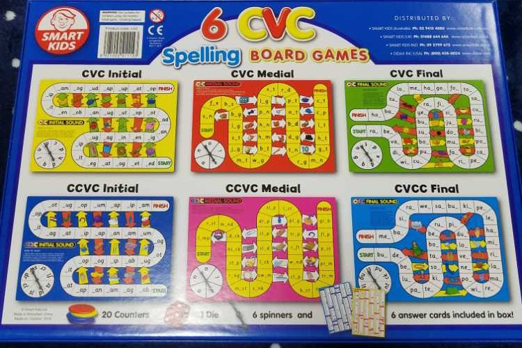 CVC Spelling  (2-20) board game collectible - Main Image 2