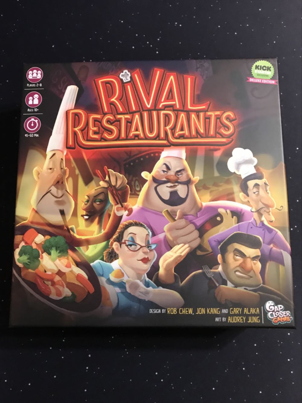 Rival Restaurants Deluxe Edition  (8) board game collectible [Barcode 860001208412] - Main Image 2