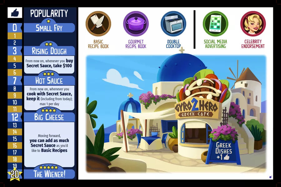 Rival Restaurants: Back For Seconds  (2-8) board game collectible [Barcode 860001208443] - Main Image 4