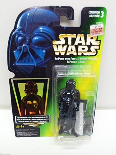 Qiyun Star Wars Power Of The Force 2 Green Canadian Tie Fighter Pilot Action Figure 076281696737  board game collectible [Barcode 076281696737] - Main Image 1