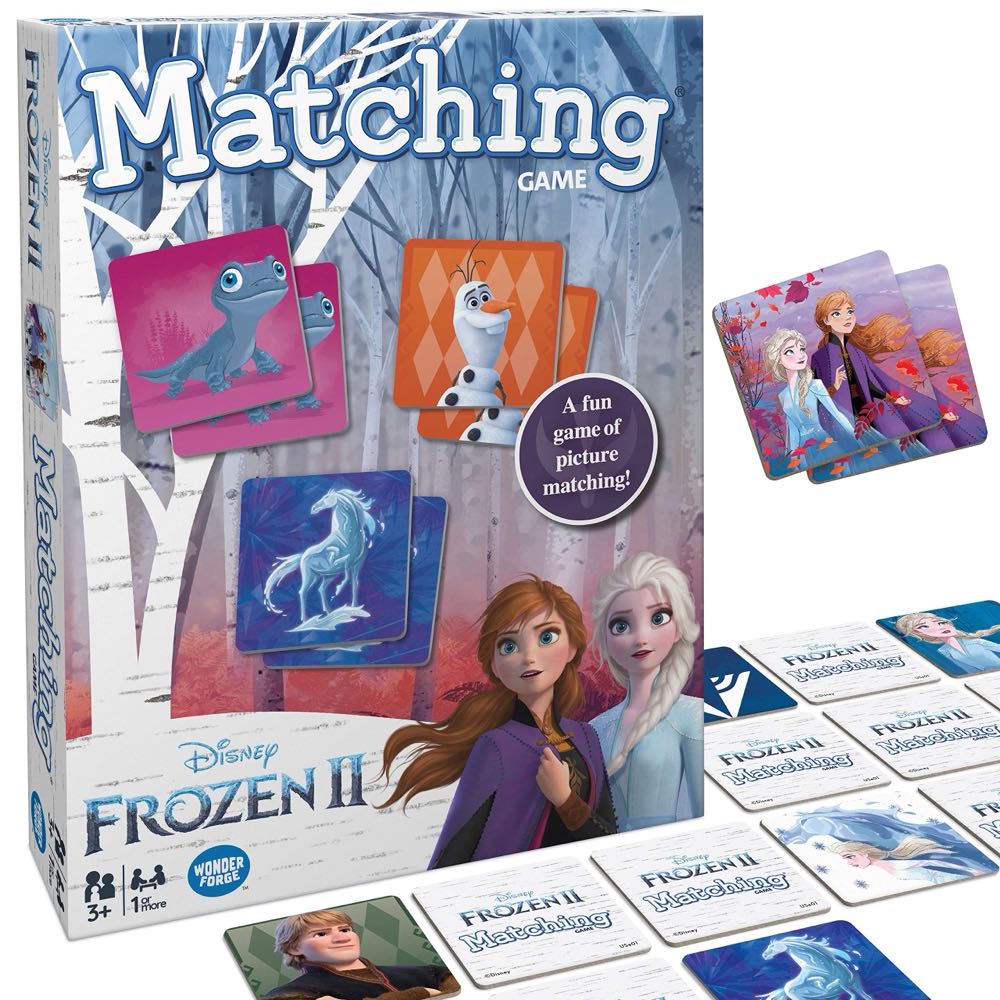 Frozen II Memory Match Game  (1+) board game collectible [Barcode 778988569771] - Main Image 2