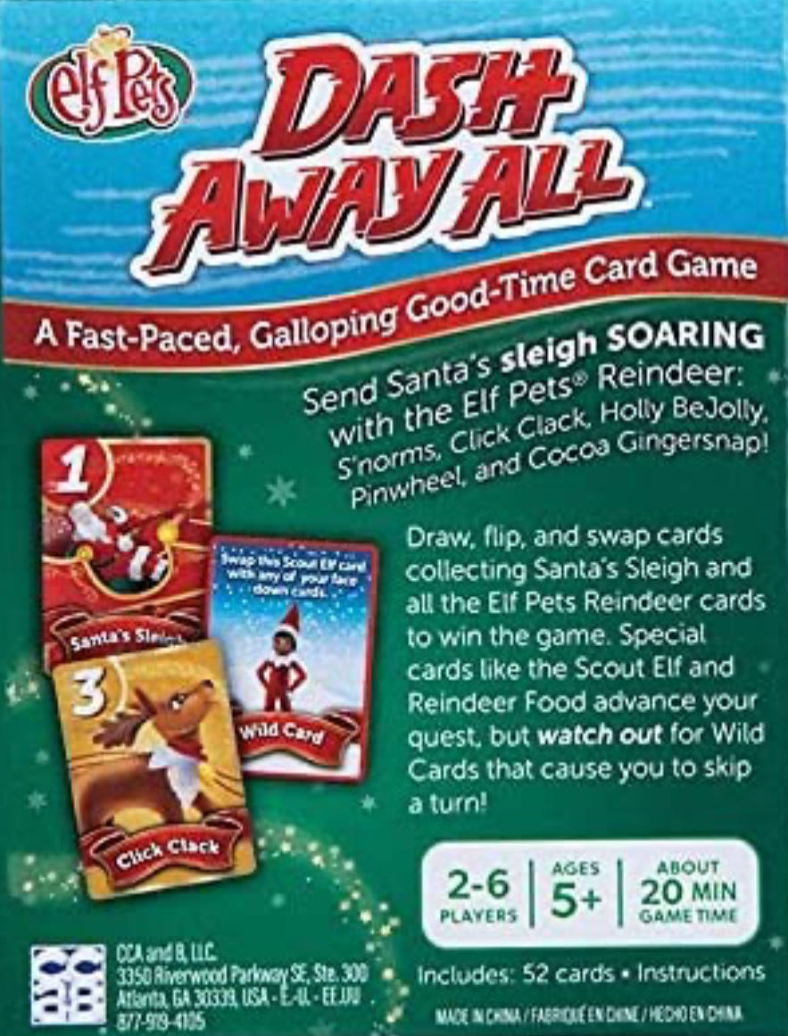 Elf Pets: Dash Away All Card Game  (2-6) board game collectible [Barcode 814854013235] - Main Image 4