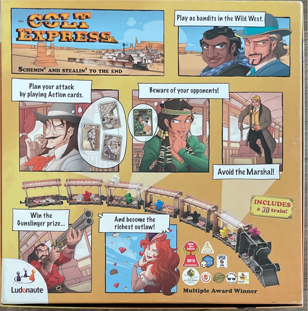 Colt Express  (2-6) board game collectible [Barcode 3770002176344] - Main Image 4
