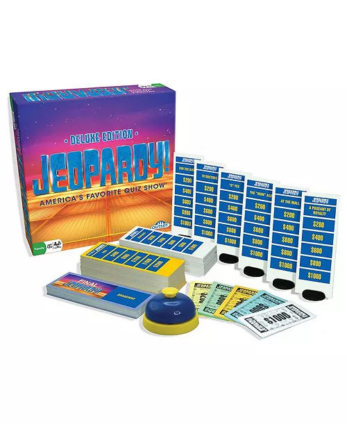 Jeopardy! (2016) Deluxe Edition  (3+) board game collectible [Barcode 625012175203] - Main Image 2
