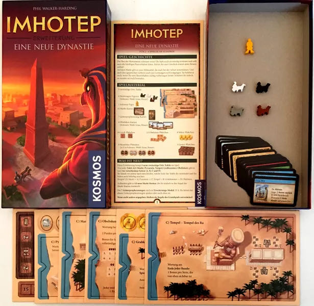 Imhotep: A New Dynasty  (2-4) board game collectible [Barcode 814743013650] - Main Image 3
