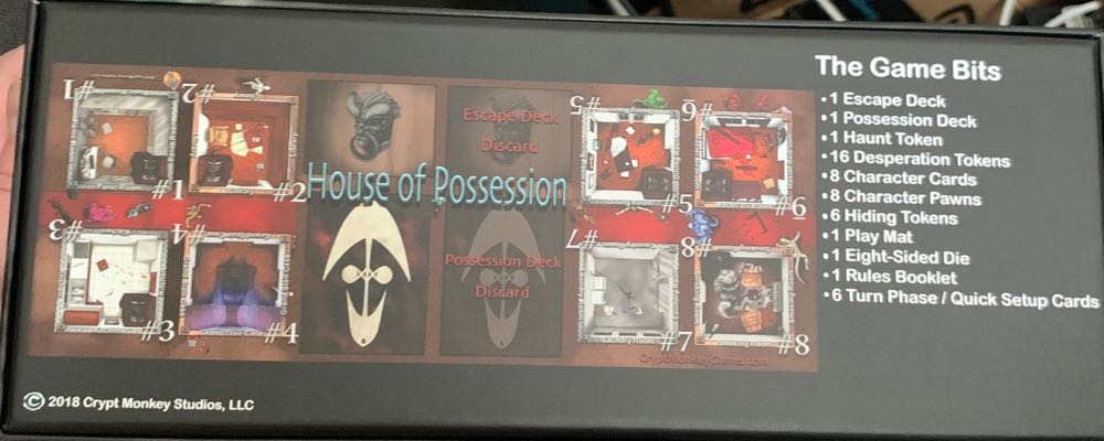 House of Possession  (2-6) board game collectible [Barcode 863915000332] - Main Image 3