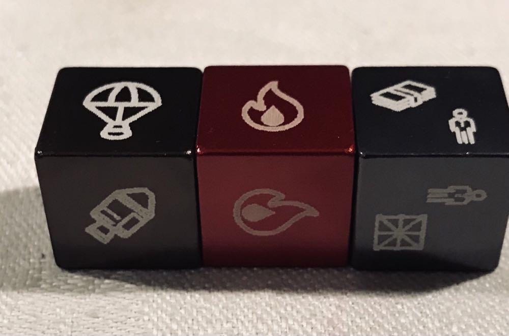 One Small Step: Custom Metal Dice  (2-4) board game collectible [Barcode 752830715103] - Main Image 2