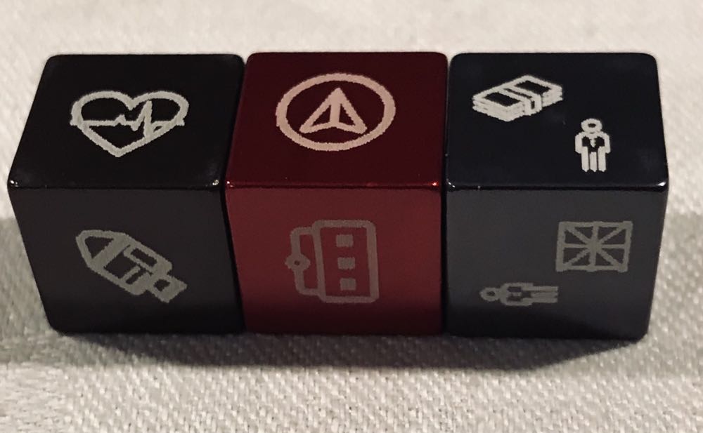 One Small Step: Custom Metal Dice  (2-4) board game collectible [Barcode 752830715103] - Main Image 3